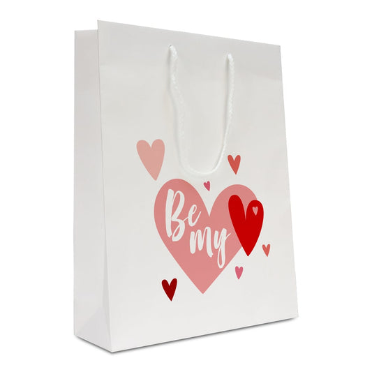 Valentijn luxe tassen van papieren  - Be my valentine