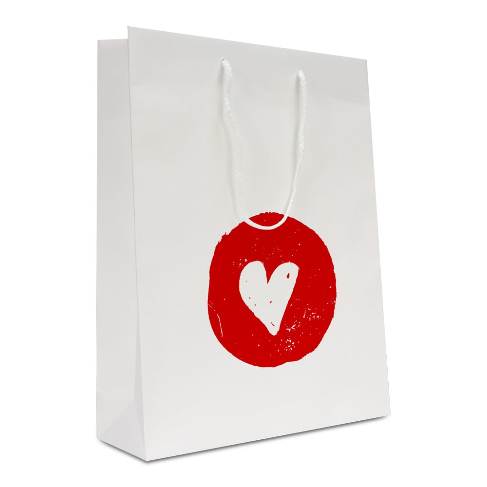 Luxe tassen van papier - Heart