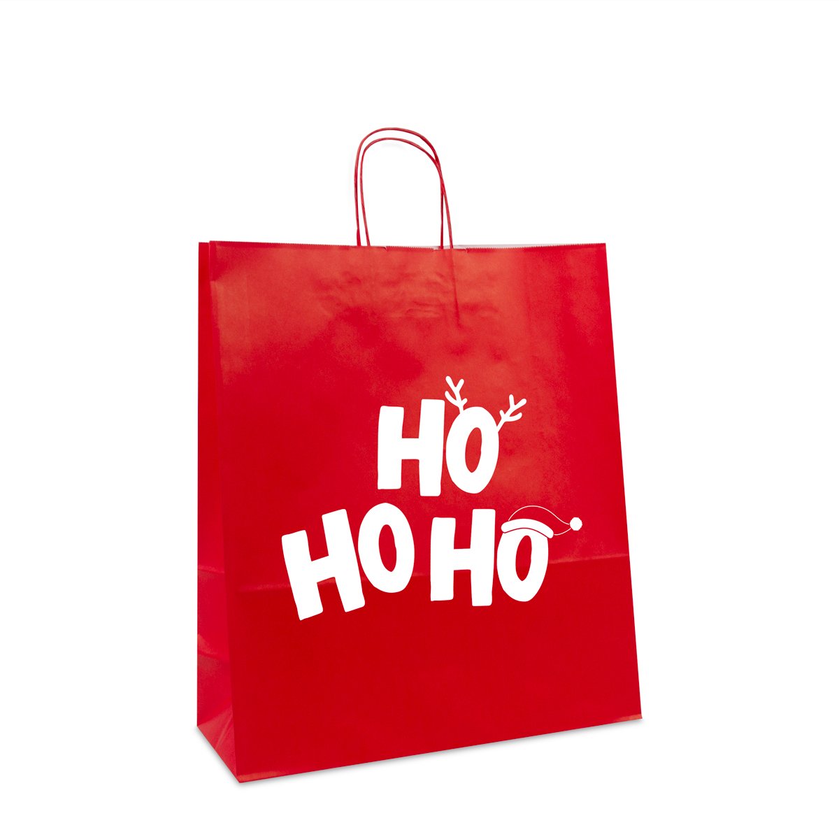Kersttassen twisted papieren - Ho Ho Ho