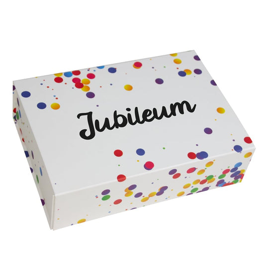 Jubileum magneetdozen - Confetti