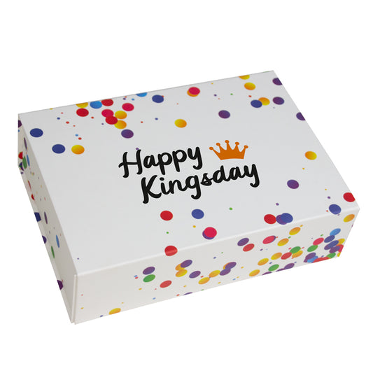 Koningsdag magneetdozen -  Confetti
