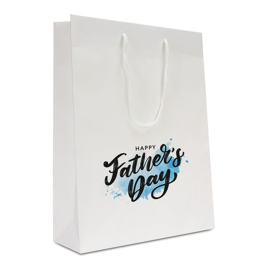 Luxe papieren vaderdag tassen- Happy Father's Day